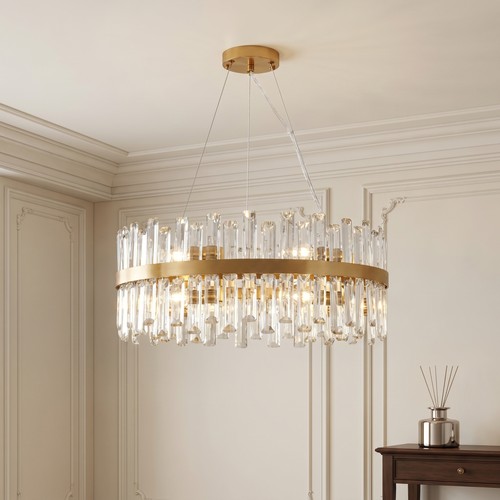 Inch modern gold crystal - gold,